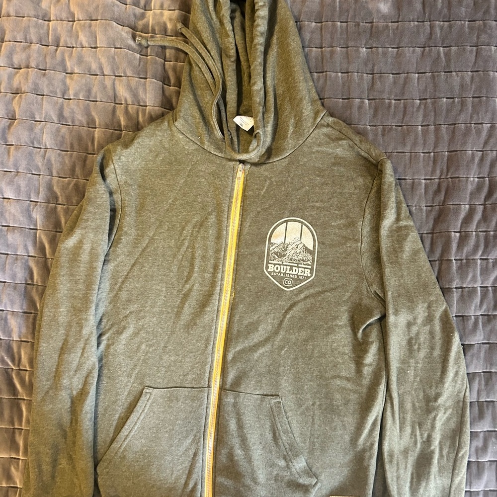 Olive Green Boulder Hoodie Jacket